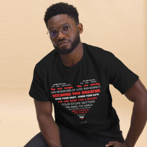 unisex classic tee black front 2 687a81c27d8f7
