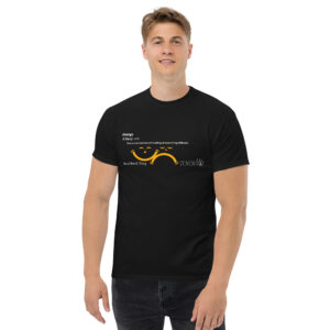 unisex classic tee black front 6881284656214