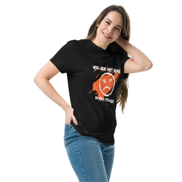 unisex classic tee black left front 687a7dea7342e