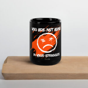 black glossy mug black 15 oz front 689a109538835