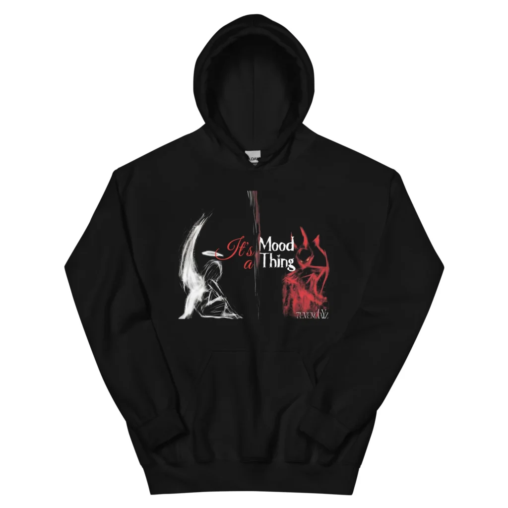 Unisex Graphic Hoodie – It’s a Mood Thing